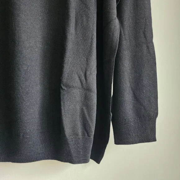 3xb Sweater Black Jos A Bank V Neck Merino Wool New Nwt Mens Tailored 3xl Size - Picture 13 of 16